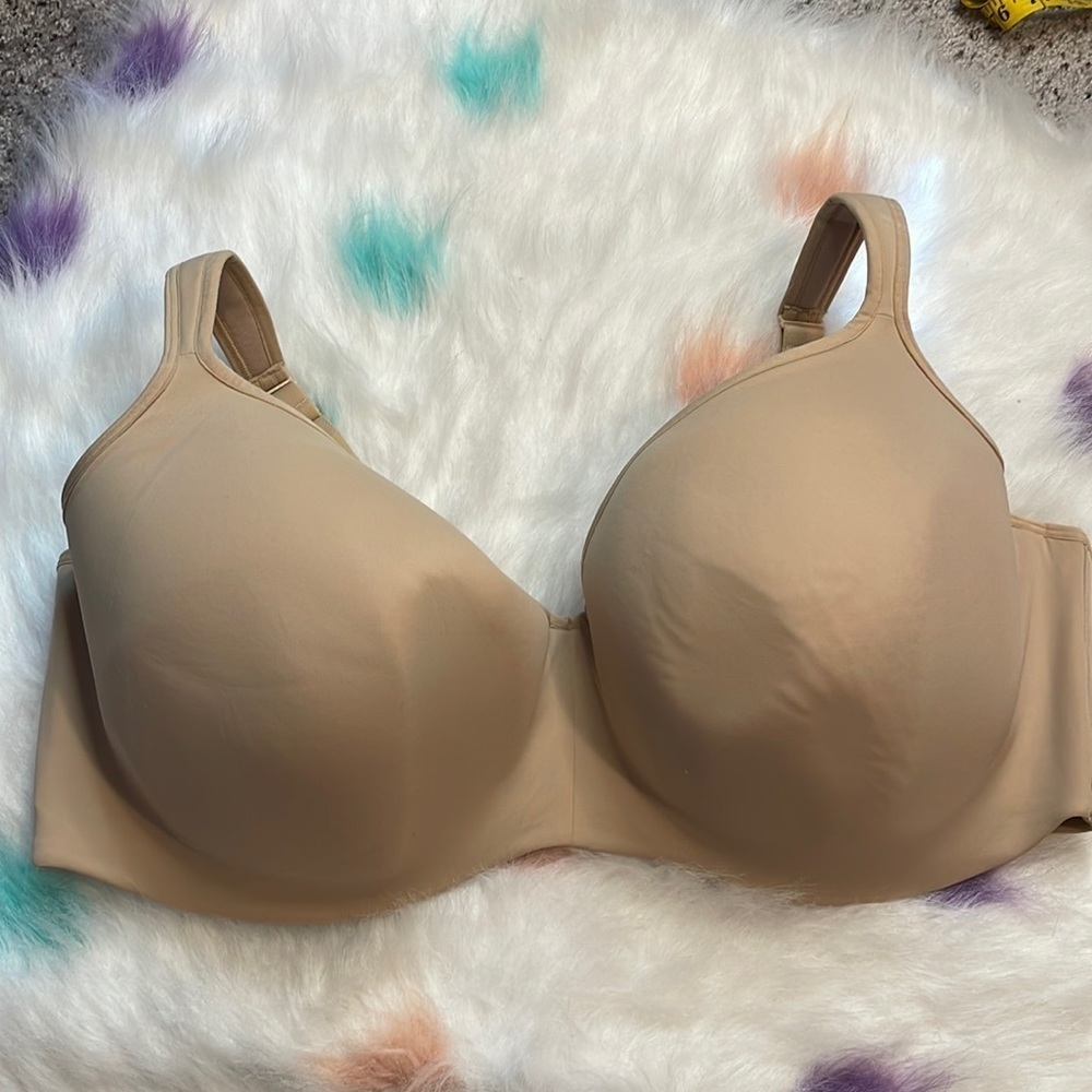 Cacique Smooth Lightly Lined Tan Bra Size 50G